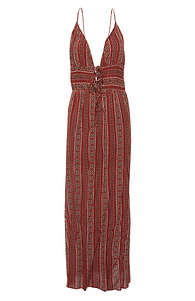 Aztec Print Maxi Dress Slide 1