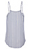 Chambray Striped Button Front Tank Top Thumb 2
