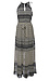 Mixed Geo Print Sleeveless Maxi Dress Thumb 1