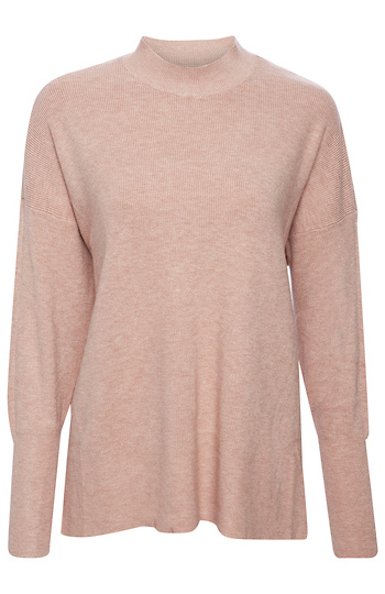 Mock Neck Knit Top Slide 1