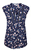 Collective Concepts Crochet Detail Printed Top Thumb 1