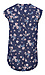 Collective Concepts Crochet Detail Printed Top Thumb 2