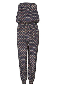 Bishop + Young Printed Strapless Jumpsuit Slide 1