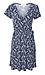 Faux Wrap Floral Print Dress Thumb 1