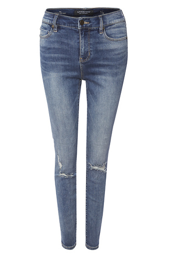 Liverpool Distressed Ankle Skinny Slide 1