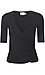 Front Overlap Short Sleeve Top Thumb 1