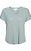 V-Scoop Short Sleeve Knit Top Thumb 1