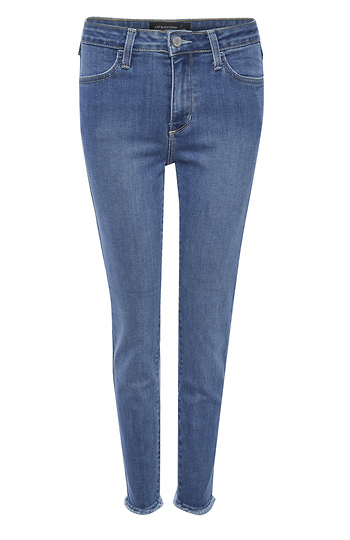 Just Black Frayed Hem Skinny Jean Slide 1