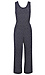 Sleeveless Surplice Jumpsuit with Pockets Thumb 2