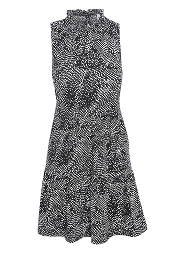 Sleeveless Printed Dress Slide 1