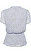 Short Puff Sleeve Floral Print Top Thumb 2