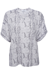 Dolman Sleeve Snake Print Top Slide 1