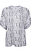 Dolman Sleeve Snake Print Top Thumb 1