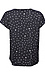 Short Sleeve Printed Front Knit Top Thumb 2