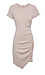 Short Sleeve Side Detail Dress Thumb 1