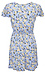 Surplice Neckline Floral Print Dress Thumb 2