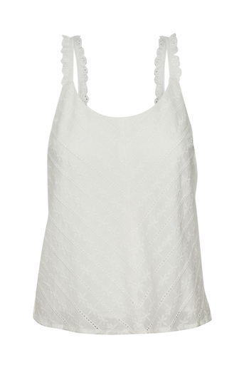 Sleeveless Eyelet Tank Slide 1