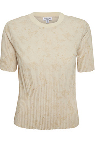 Current Air Marbled Print Short Sleeve Top Slide 1