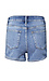 Just Black Button Fly Cuffed Short Thumb 2