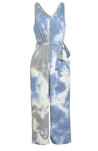 Search for Sanity Tie Dye Belted Jumpsuit Slide 1