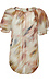 Democracy Flounce Short Sleeve Watercolor Print Top Thumb 2