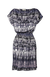 Tie Dye Boatneck Mini Dress Slide 1