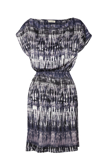 Tie Dye Boatneck Mini Dress Slide 1
