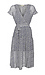 Ditsy Floral Belted Midi Dress Thumb 1
