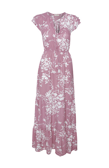 Floral Print Tiered Maxi Dress Slide 1