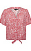 Velvet Heart Tie Front Printed Top Thumb 1