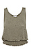Smocked Waistband Sleeveless Top Thumb 1
