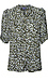 Democracy 3/4 Sleeve Button Down Printed Top Thumb 1