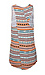 Matty M V-Neck Overlap Back Printed Tank Thumb 2