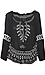Matty M Embroidered Long Sleeve Top Thumb 1
