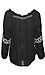 Matty M Embroidered Long Sleeve Top Thumb 2