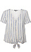 Matty M Front Knot Striped Top Thumb 1