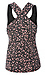 Cross Back Floral Print Tank Thumb 2