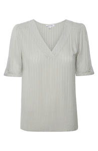 V-Neck Short Sleeve Top Slide 1