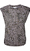 Animal Print Shoulder Pad Top Thumb 1