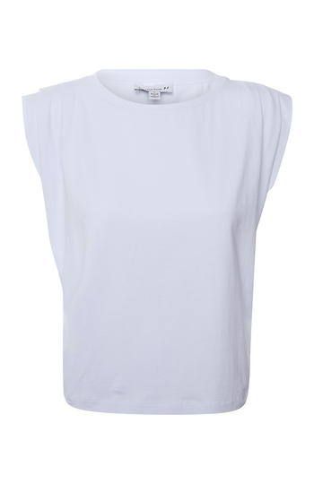 Veronica M Pleated Tee Slide 1