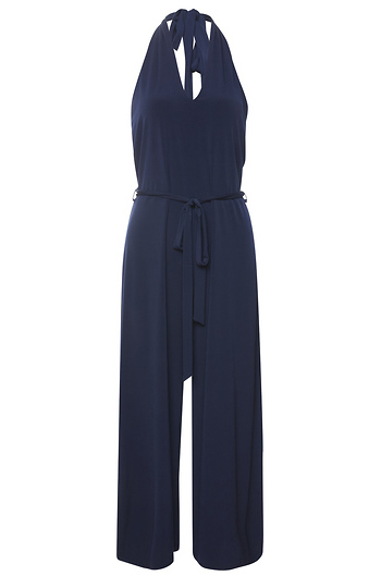 Veronica M Halter Culotte Jumpsuit Slide 1
