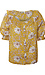 Du Paradis Smocked Sleeve Printed Top Thumb 1