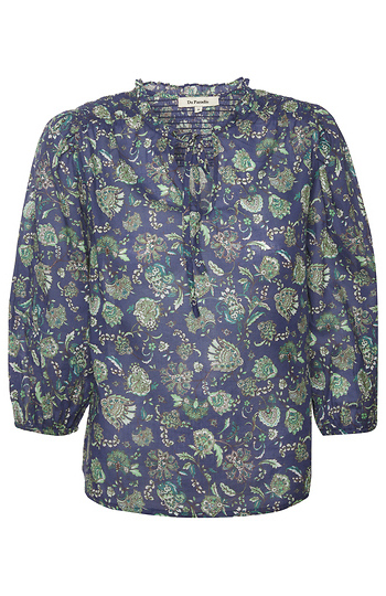 Du Paradis 3/4 Sleeve Printed Top Slide 1