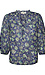 Du Paradis 3/4 Sleeve Printed Top Thumb 1