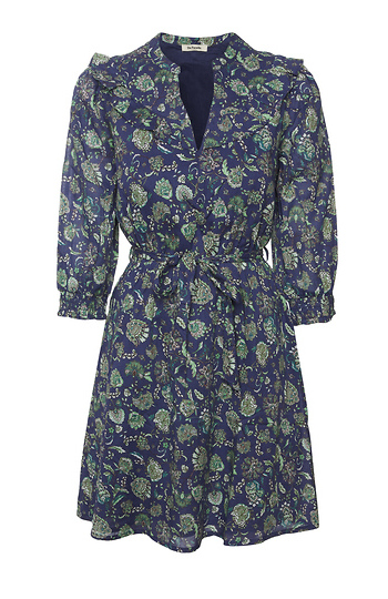 Du Paradis Printed Waist Tie Dress Slide 1