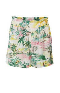 BB Dakota Tropical Print Short Slide 1