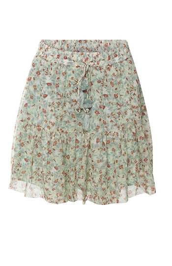 BB Dakota Floral Print Skirt Slide 1