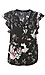Matty M Flutter Sleeve Printed Top Thumb 1