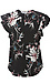 Matty M Flutter Sleeve Printed Top Thumb 2