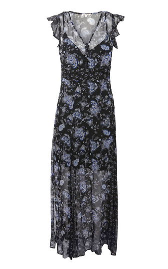 Willow & Clay Sheer Printed Maxi Dress Slide 1